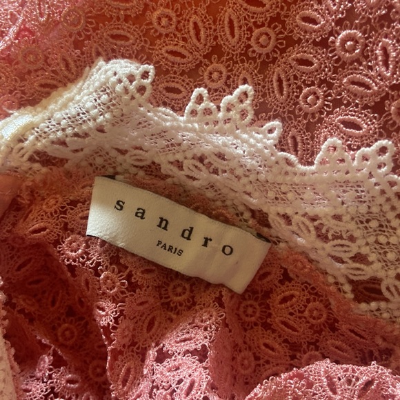 NWOT Sandro Romantic Lace Gavin Dress 4 - Picture 7 of 7